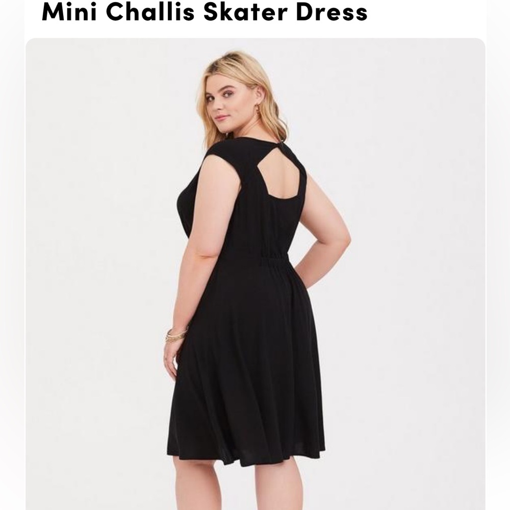 Torrid Mini Challis Skater Dress